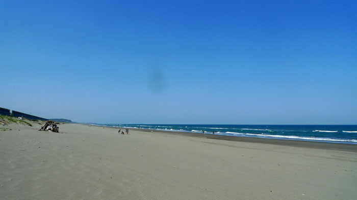 富田の浜を散歩
